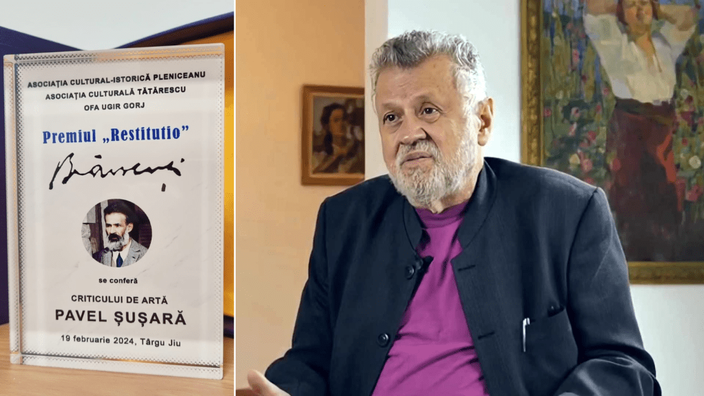 Criticul de artă Pavel Șușară premiat la&nbsp;Târgu-Jiu