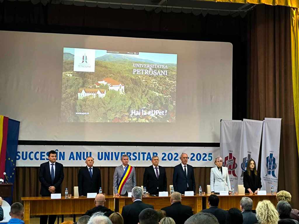 Peste 4100 de studenți și masteranzi la Universitatea Petroșani în acest an&nbsp;universitar