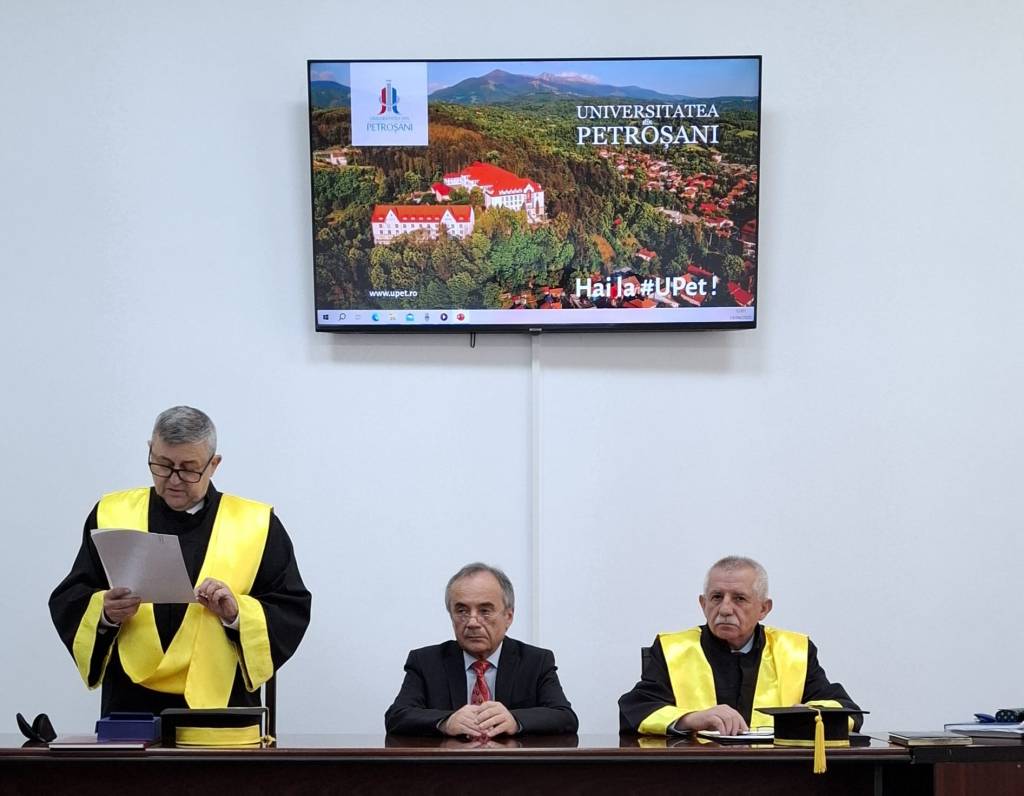 Prof.univ.dr.ing. Victor Mocanu, Doctor Honoris Causa al Universității din&nbsp;Petroșani