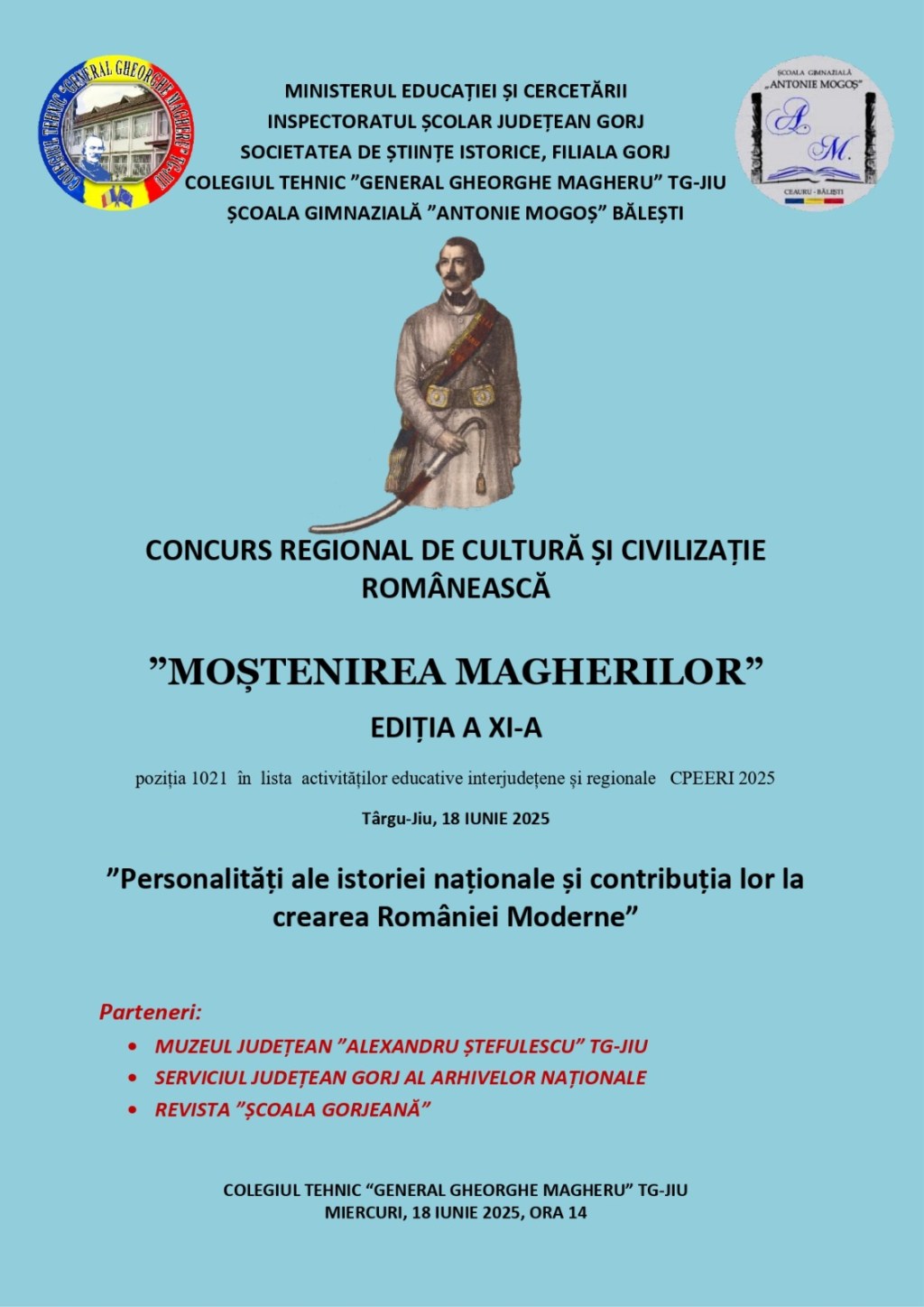 Concursul de istorie și civilizație românească ”Moștenirea Magherilor” la o nouă&nbsp;ediție