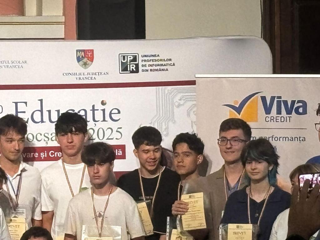 Elevii din Gorj premiați la Olimpiada de Inovare și Creație Digitală&nbsp;2025